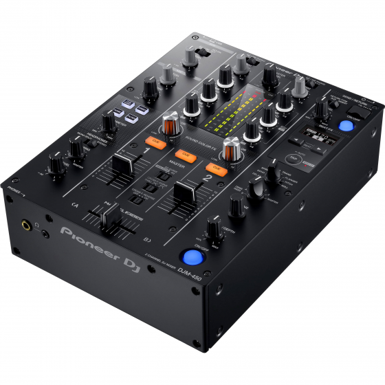 Pioneer DJM-450 2 Channel Compact DJ Mixer with rekordbox DVS - Black