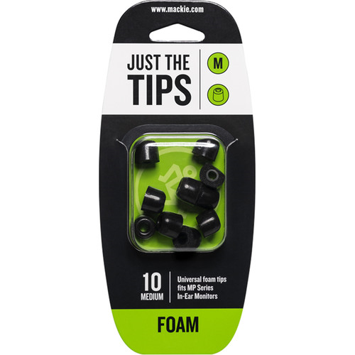 Mackie MP Series Small Foam Black Tips Kit 