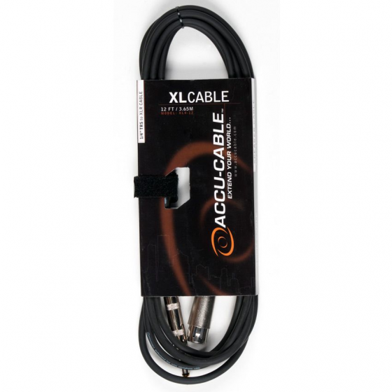 ADJ Xl4 12 12 Foot Adapter Cable -TRS Phone to XLRF