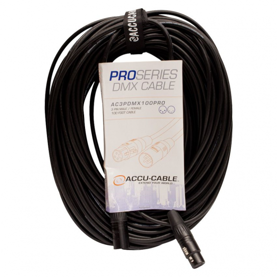 ADJ AC3PDMX100PRO 100 Foot 3 Pin Pro DMX Cable