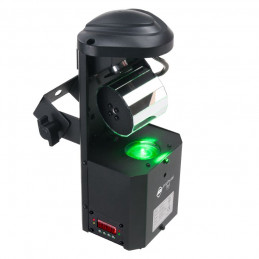 ADJ Inno Pocket Roll LED Mirrored Barrel Scanner - 12W w/8 Fixed Gobos & Colors