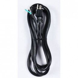 ADJ ECAC8 8 Foot 12/3 Black AC Cable - Edison to Bare End