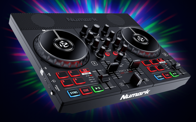 partner Man Zoo Numark Party Mix Live DJ Controller with Built-In Light Show and Speakers |  Audio & DJ Canada