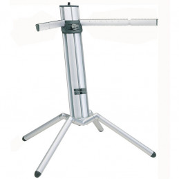 K&M 18840-SILVER Silver Keyboard Stand -Aluminum Baby Spider Model