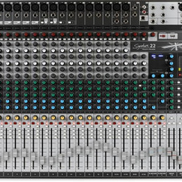 Soundcraft SIGNATURE-22MTK-US 22 ch. Compact Analogue Mixer with multi-channel USB interface, dbx® Limiters on inputs and Lexico